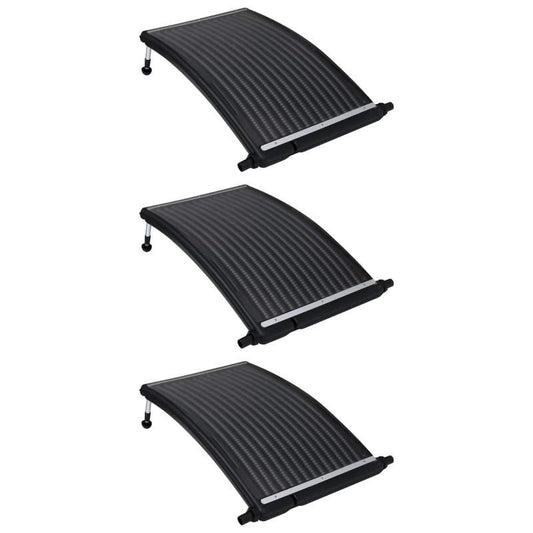 Zonne-Energie Verwarmingspanelen – Zwembadverwarming – Zonnepanelen Voor Zwembad – Duurzame Zwembadverwarmer – Gebogen Ontwerp – Weerbestendig Metalen Behuizing