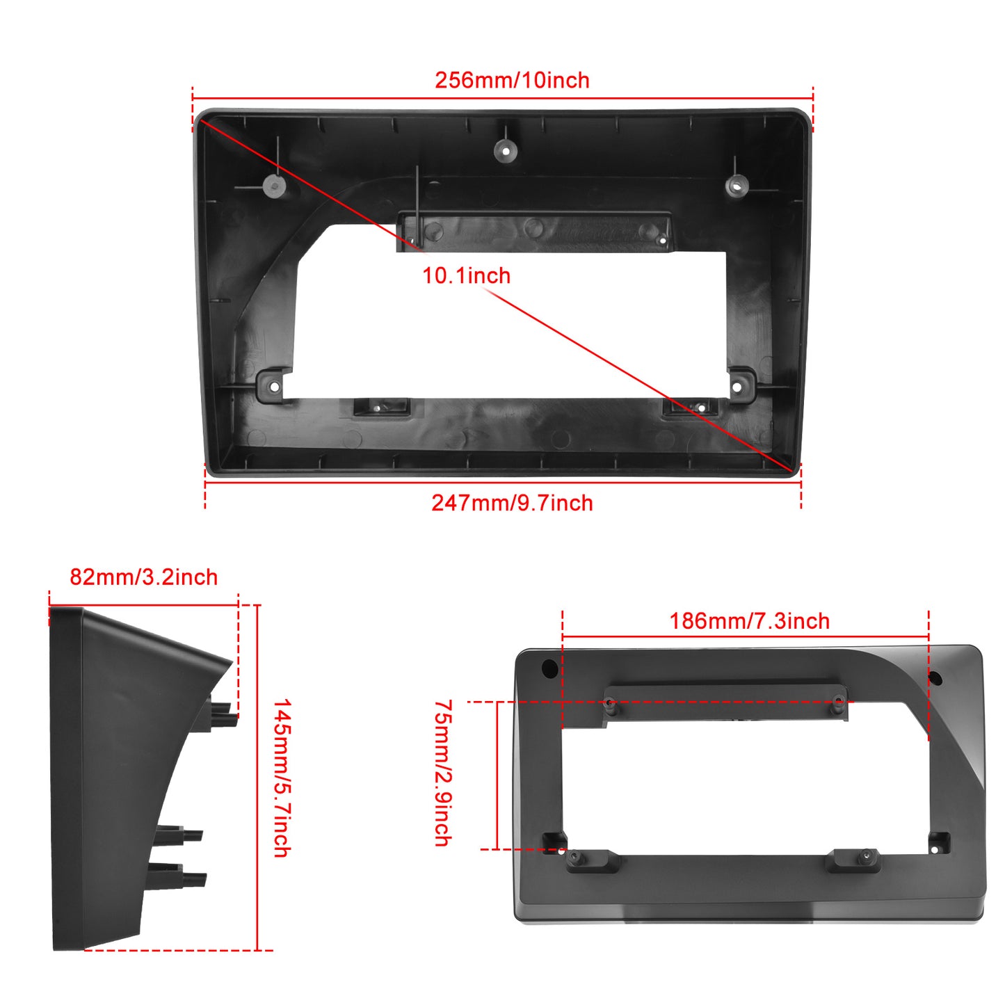 Android 15 Inch Double Din Auto Radio – Touchscreen Navigatie Systeem – Multimedia Speler – Bluetooth Autoradio – Achteruitrijcamera Met Microfoon – Draadloze Carplay & Android Auto – 2.5D Geharde Glazen Display