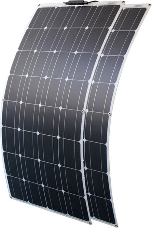 Solar Panels Complete Package 12V - Flexible Solar Panel Camper - 2 Pieces - 200W