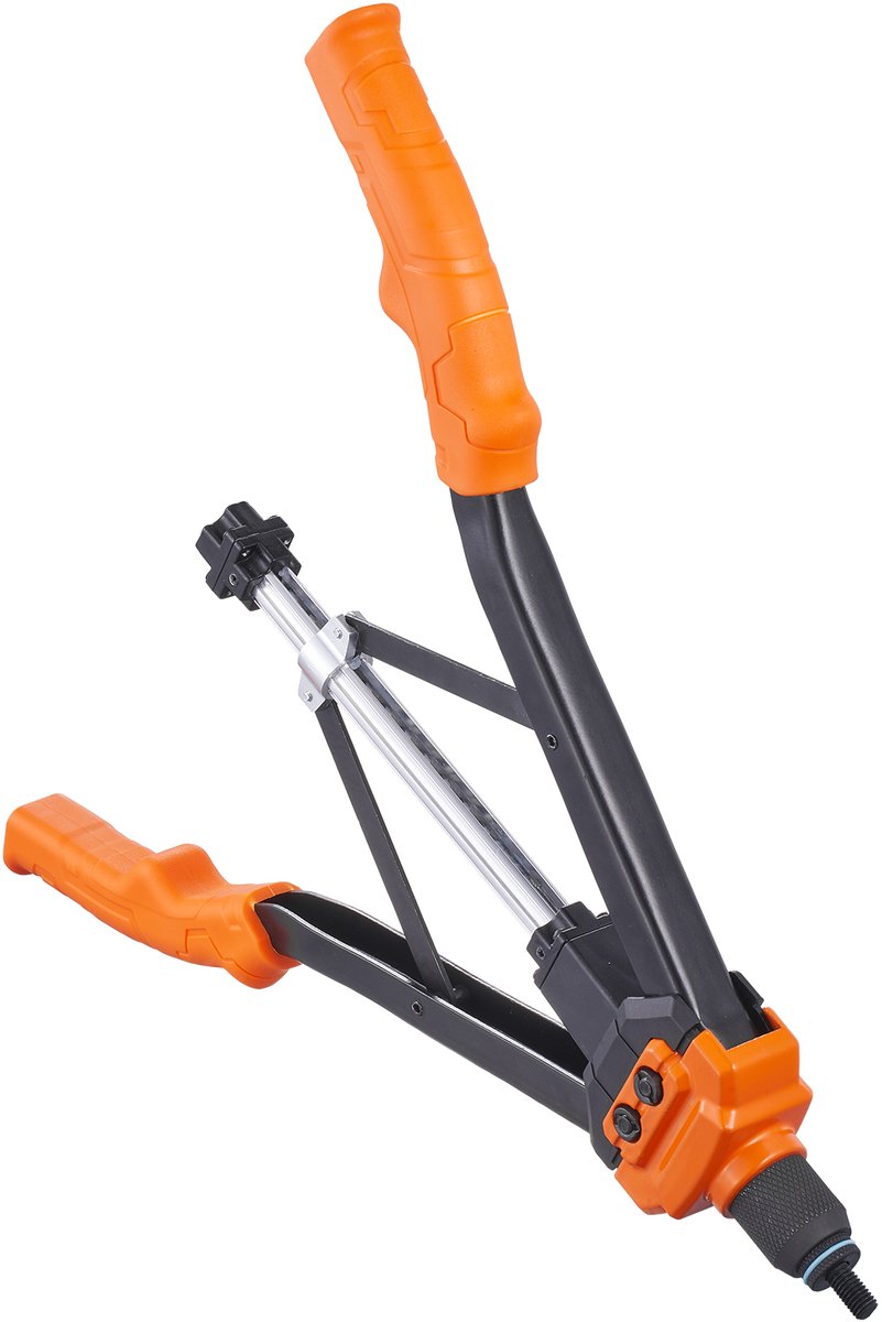 Blindklinkmoertang - Blindklinktang - Geschikt voor Blindklinken Machine - Draadmoeren Blindklinknagels - 13 Stuks - Moeren En Doornen - M3 M4 M5 M6 M8 M10 M12 Handmatig - Zwart - QUORE