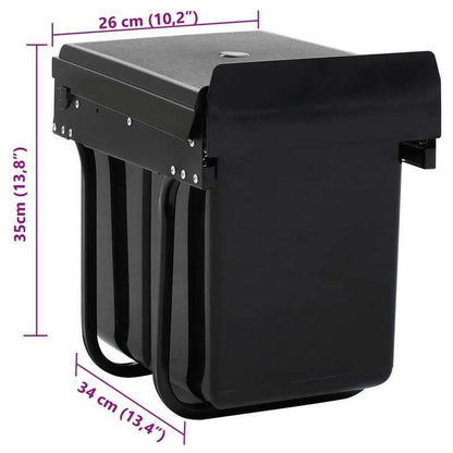 High quality trash canRemovable Basket for Kitchen Cabinet with Soft Closing 20L