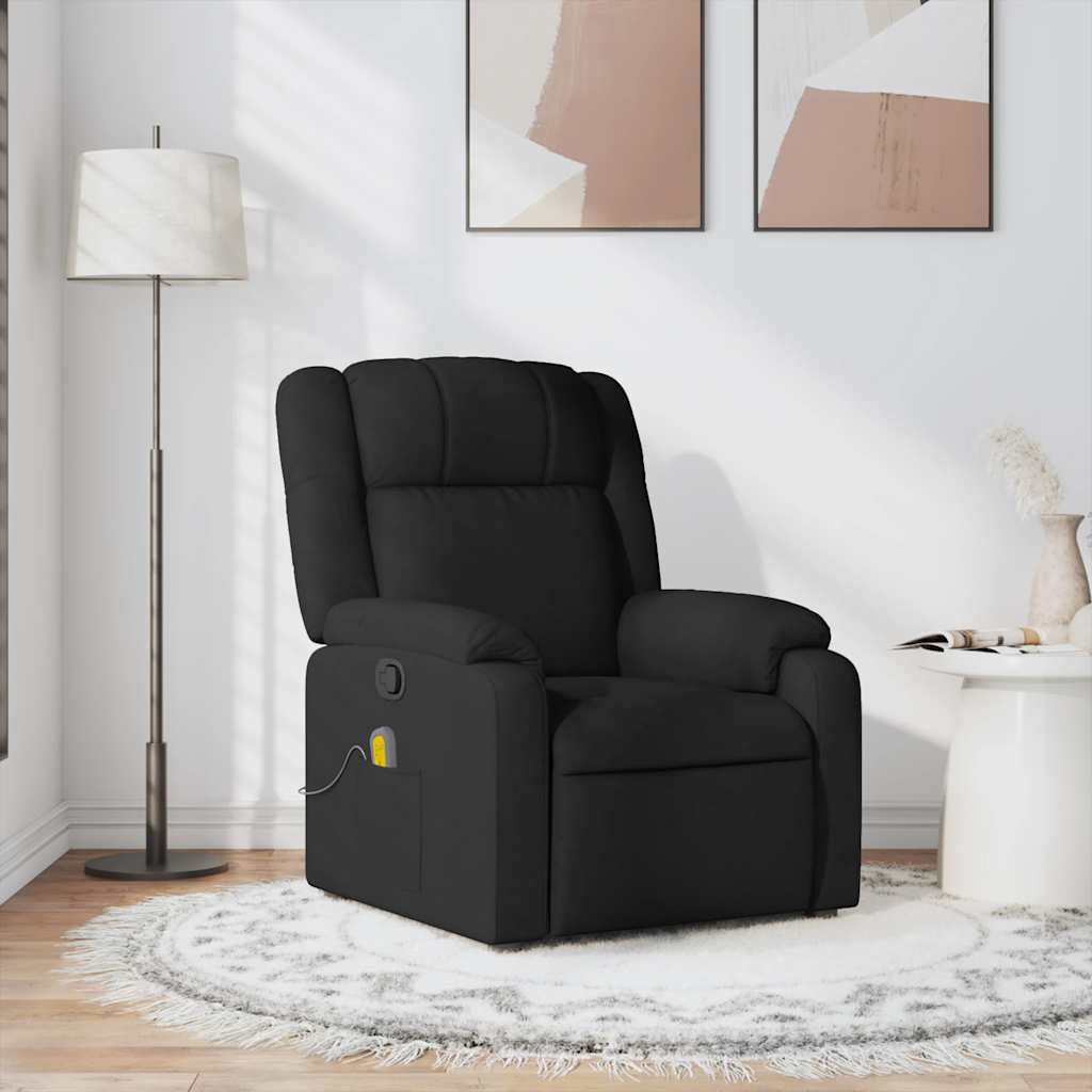 Massagestoel – Relaxstoel – Massage Fauteuil – Ontspanningsstoel – Massagezetel – Handmatig Verstelbaar – Stevig Hout & Metaal Frame