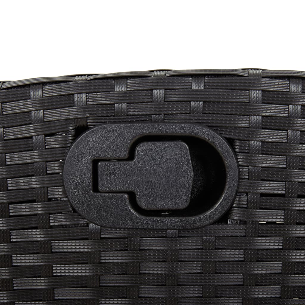Loungebank – Tuinbank – Loungeset – Outdoor Sofa – Balkonbank – PE-Rattan Material – Verstelbare Rugleuning en Voetensteun