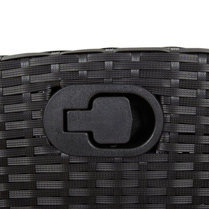 Loungebank – Tuinbank – Loungeset – Outdoor Sofa – Balkonbank – PE-Rattan Material – Verstelbare Rugleuning en Voetensteun