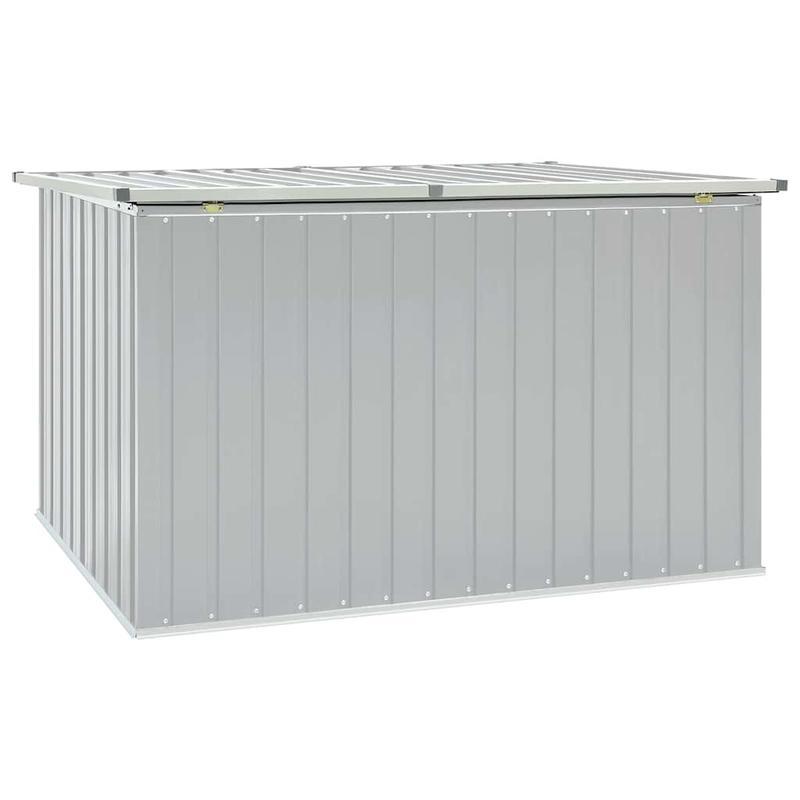 Tuinkist Opslagbox – Tuinkast Tuinbox Opbergbox Gartenbox – Grijs – 171x99x93 cm – Stevig Composietmateriaal – Ruime Buitenopslag