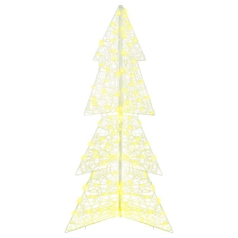 Kerstboom – Kerstboom Led – Kunstkerstboom – Verlichte Boom – Decoratieve Boom – Warm Wit Licht – 150 cm Hoog – Stevig Metalen Frame