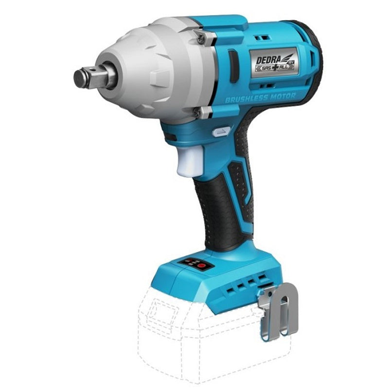 IMPACT KEY ACCUMULATOR 1/2'' 18V 650NM 0AH SAS+ - DED7157