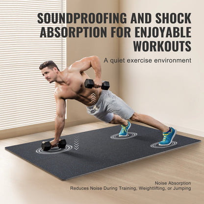 Fitnessvloer – Sportvloer – Trainingsmat – Gymvloer – Vloertegels – Schokabsorberend – Antislip rubber met EVA foam 25 Tegels 9,3 m²