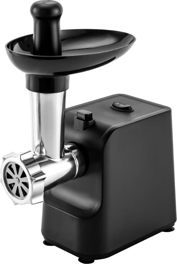 Gehaktmolen - Vleesmolen - Worstenmaker - Roestvrijstaal - 2,5kg/min - 1000W - Zwart