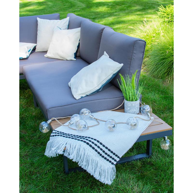 Tuinmeubelset – Loungeset – Hoekbank – Buitenmeubelen – Balkonset – Aluminium Frame – Lichtgewicht & Weerbestendig
