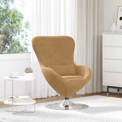 Fauteuil – Armstoel – Relaxstoel – Draaistoel – Loungefauteuil – Lichtgroen Fluweel – 360° Draaibaar – Ergonomisch Comfort
