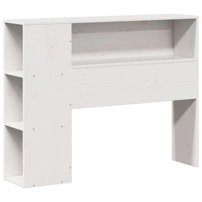 Solide Houten Bedframe – Eenpersoonsbed – Slaapbank – Bedombouw – Bedframe 90x200 cm – Wit – Verwijderbaar Hoofdeind & Voetbord – Geen Matras Nodig – Eenvoudig Te Monteren
