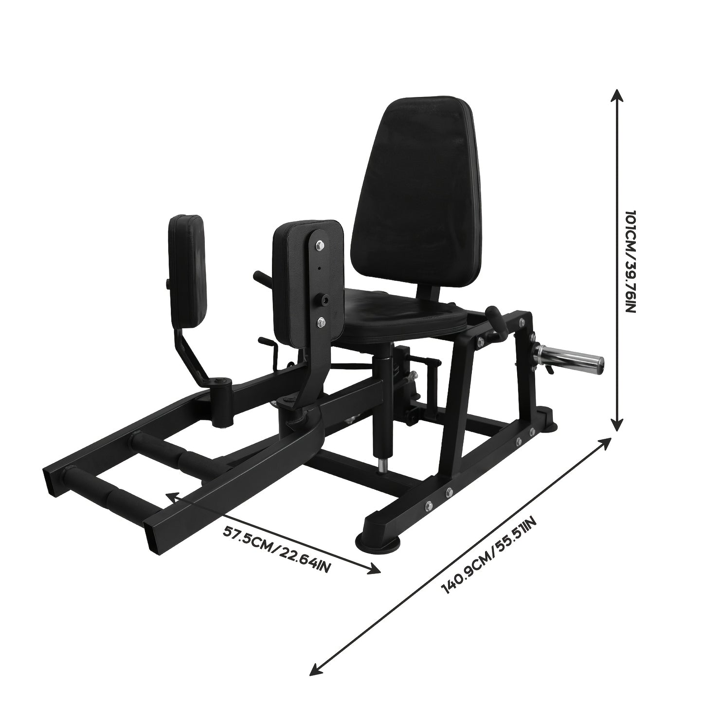 Hip Adduction Abduction Machine – Abductor Machine – Adductor Trainer – Bilspier Trainer – Heupspier Apparatuur – Zwart – Instelbare Weerstand 6 Niveaus – Duurzaam IJzeren Frame