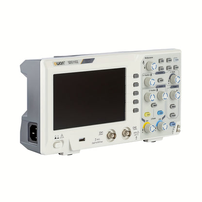 Digitale Oscilloscoop SDS1102 – Oscilloscoop – Signaal Analyzer – Meetinstrument – Elektronische Tester – 7" LCD Scherm – 100MHz Bandbreedte