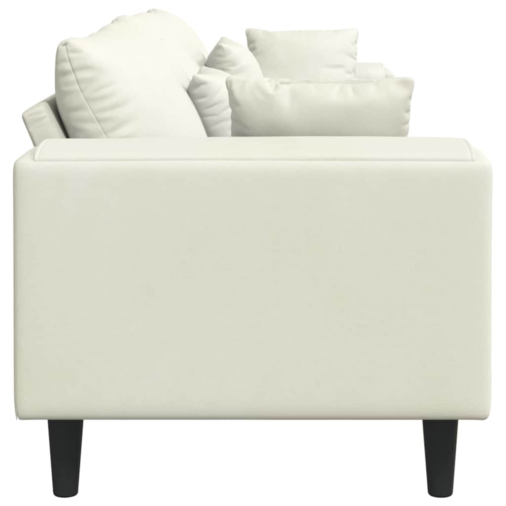 Velvet Bank – Fluwelen Sofa – Zitbank – Loungebank – Slaapbank – Zacht Fluweel – Stevig Houten Frame – Turquoise Zonder Ottoman