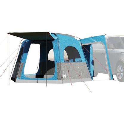 Buitentent – Kampeertent – Autotent – Pop-up Tent – Gezinstent – Waterbestendig Polyester – Lichtgewicht Glasfiber Frame – Blauw – 4 Personen