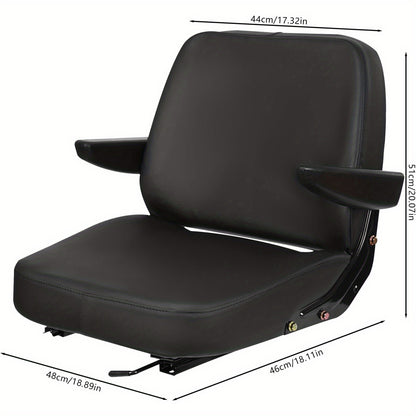 Tractorstoel – Tractorstoel Bekleding – Universele Tractorstoel – Tractor Zitting – Ergonomische Tractorstoel – Verstelbaar Met Metalen Frame – Duurzaam En Comfortabel