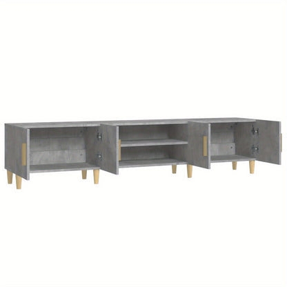 tv-meubel – tv-kast – media meubel – entertainment meubel – dressoir – Betonlook Design – 180 cm Breedte – Hoogwaardig Engineered Wood