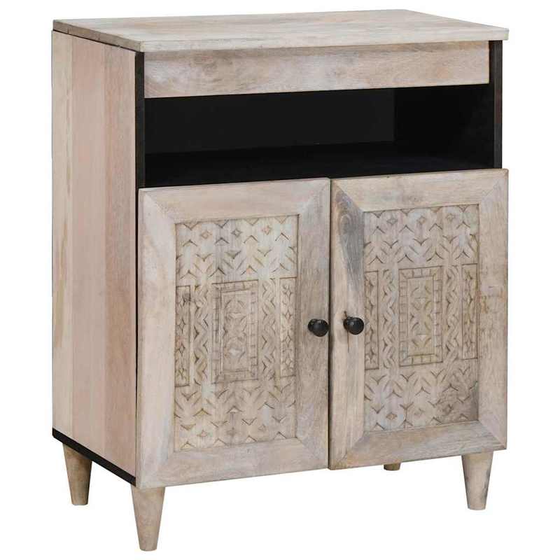 Dressoir Wit 33.5 x 60 x 75cm This modern sideboard is your storage solution, perfectly fitting into modern living spaces. with its minimalist look, if you appreciate clean lines, this sideboard is the ideal choice.,  Clean L