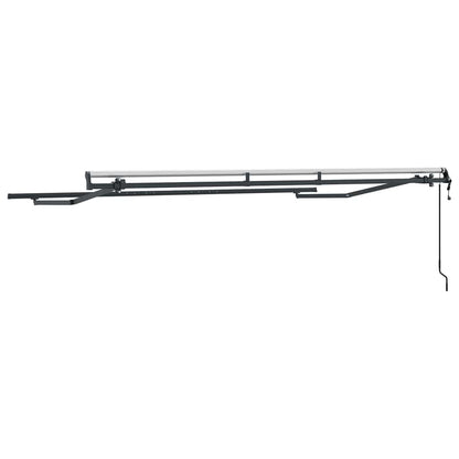 Opvouwbaar Zonnescherm Frame – Zonnescherm Frame – Schaduwdoek Frame – Terras Schaduw – Buiten Zonwering – Duurzaam Metaal – 3,5x2 Meter Antraciet