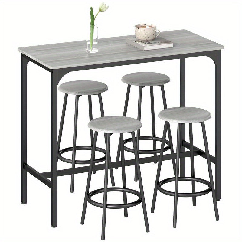 Barset – Barkrukken – Eettafel – Bistroset – Balie Meubels – Compact Design – Duurzaam Materiaal