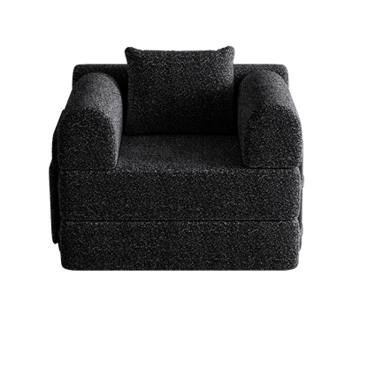Slaapbank – Bank – Slaapstoel – Logeerbed – Slaapfauteuil – 2-in-1 Chenille met Opbergruimte en Stevig Metalen Frame – Ruimtebesparend Modern Design