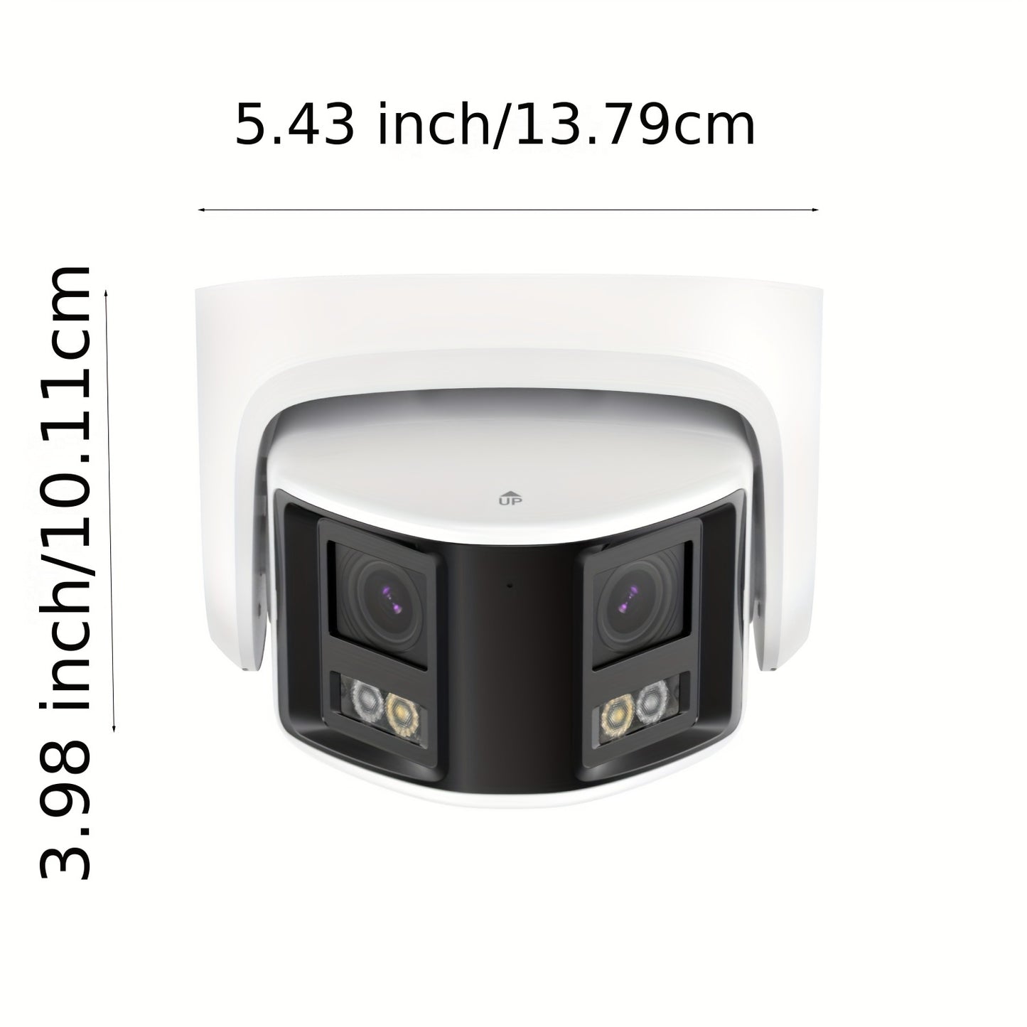 beveiligingscamera – bewakingscamera – buitencamera – ip-camera – draadloze camera – 6MP dual lens – 180° ultra brede kijkhoek – kleurennachtzicht en infrarood – tweezijdige audio – menselijke en voertuigdetectie – PoE voeding