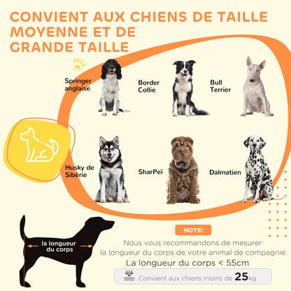 Hondenbench – Hondenkennel – Hondenkooi – Hondenhok – Hondenmand – Medium en Large Size – Dubbele Deuren met Slot – Wasbare Kussen
