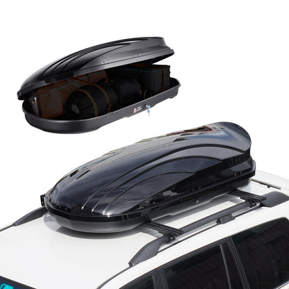Dakkoffer – Bagagebox – Autokoffer – Dakdragerkoffer – Opbergkoffer – 340 Liter Inhoud – Duurzaam ABS PMMAmateriaal