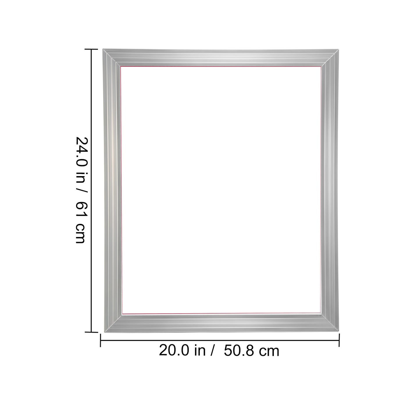 Zeefdrukraam – Zeefdrukframe – Zeefdrukset – Zeefdrukkit – Zeefdrukframes – Aluminiumframe – 110 Mesh Nylon – 50,8 x 61 cm – 6 Stuks