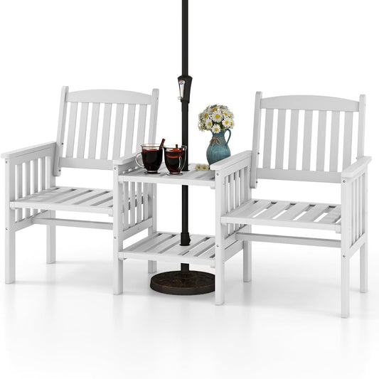 Houten Tuinstoel – Tuinmeubel – Buitenzetel – Relaxstoel – Tuinstoel Met BBQ – Massief Dennenhout – Ingebouwde Leisteen Grill