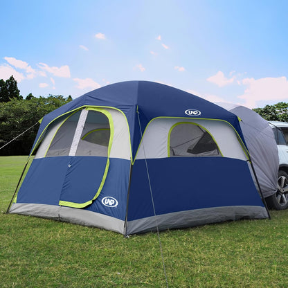 UNP SUV-tent voor camping, 6-persoons SUV achterkleptent, eenvoudige opbouw met regenbescherming, 25 x 23 x 198 cm (H)