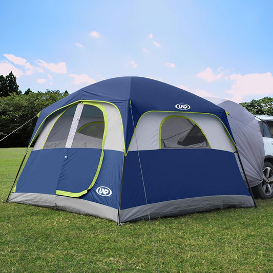 UNP SUV-tent voor camping, 6-persoons SUV achterkleptent, eenvoudige opbouw met regenbescherming, 25 x 23 x 198 cm (H)