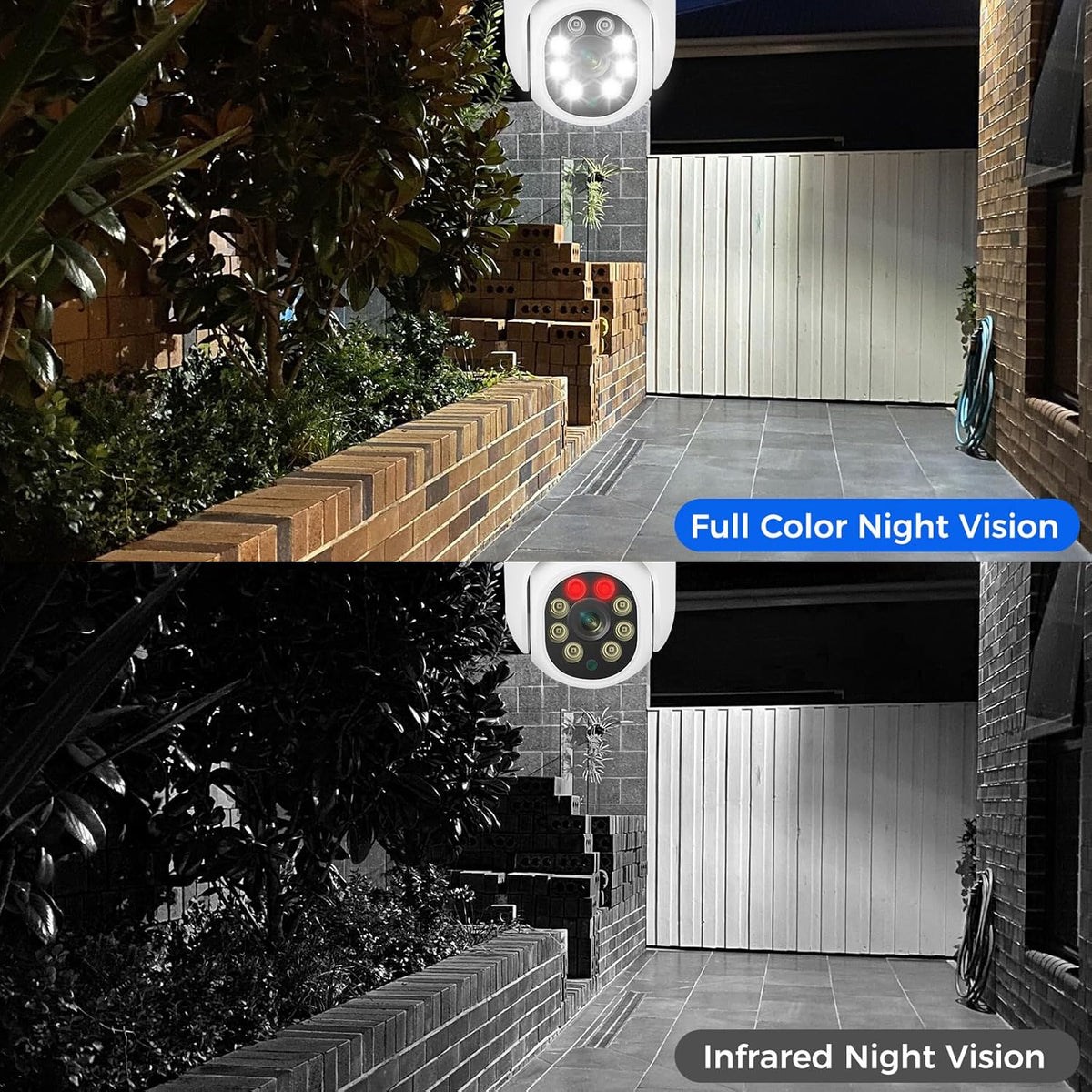 Beveiligingscamera Buiten – CCTV Camera – Bewakingscamera – Wifi Camera – PTZ Camera – 5MP Resolutie – Kleur Nachtzicht 360° Draaibaar