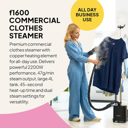 Kledingstomer – Stomer – Stoomapparaat – Stoommachine – Kledingstoomapparaat – Professionele Staande Stomer – 2200 W – 4 Liter Waterreservoir
