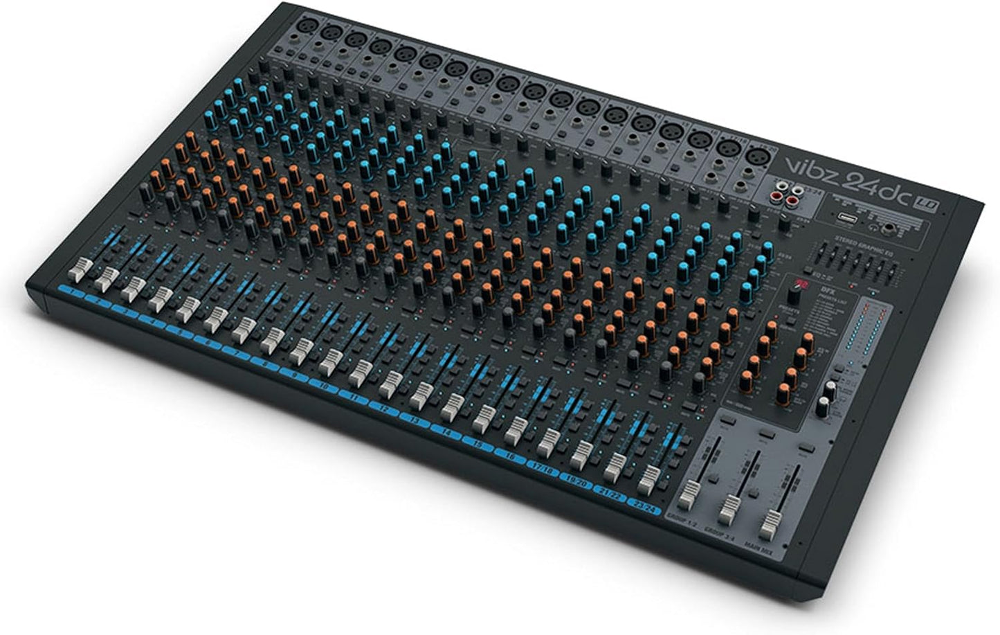 LD Systems VIBZ 24 DC compacte mixer 24 kanaals met DFX en compressor