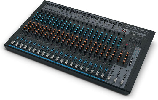 LD Systems VIBZ 24 DC compacte mixer 24 kanaals met DFX en compressor