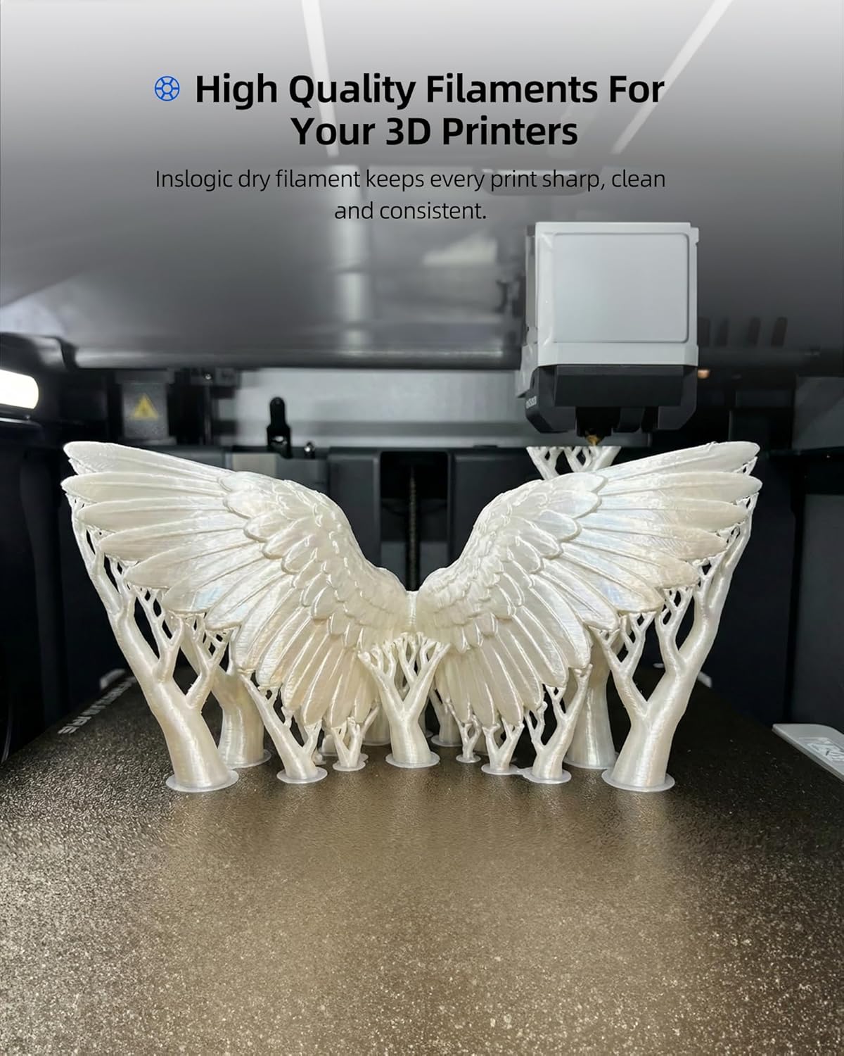 3D Printen Filament – PLA Filament – Zijde Filament – Monochroom Filament – 3D Pen Filament – Zijdeachtige Glans – 10 Kg (10x1 Kg) – 1,75 mm Geschikt voor FDM Printers