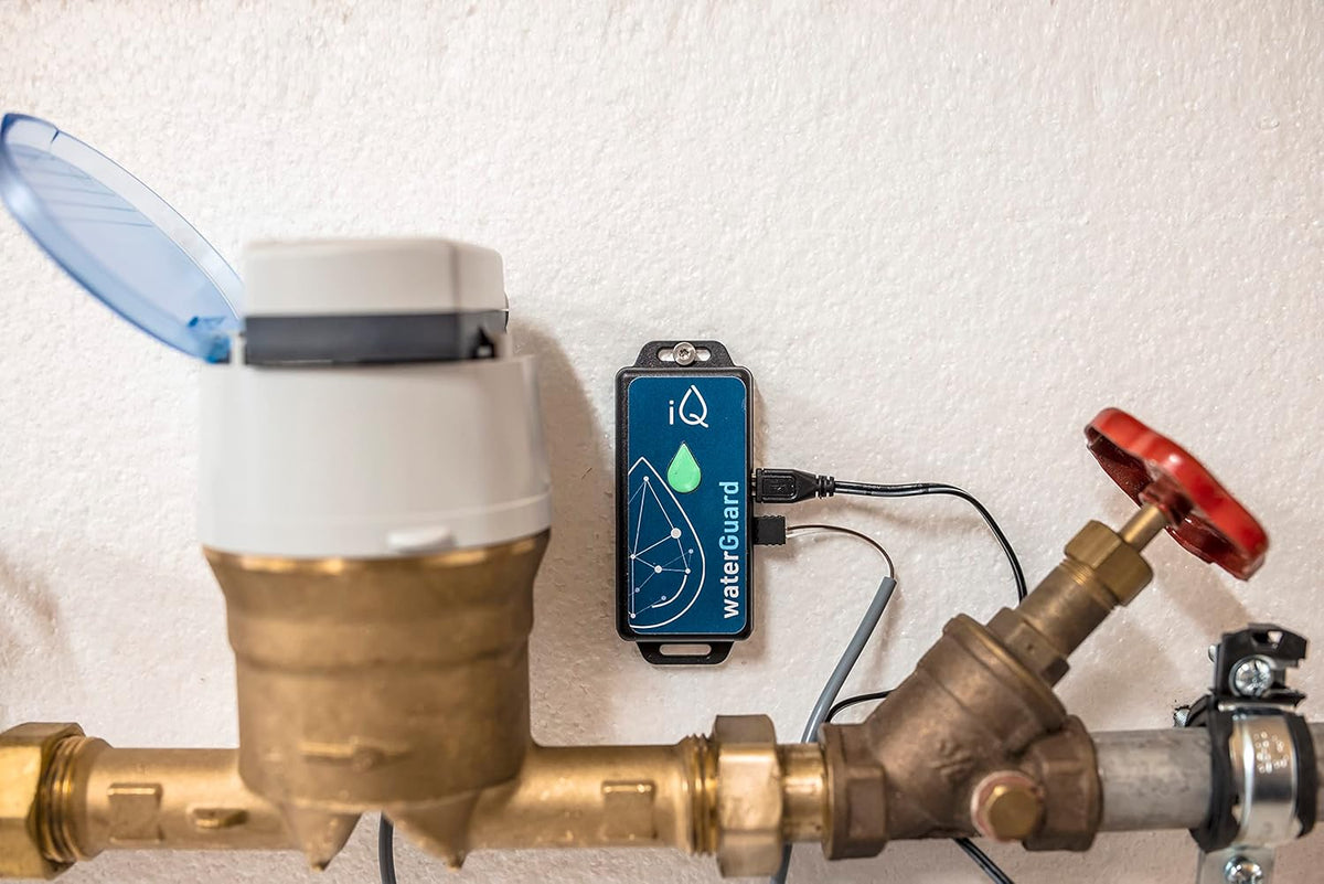 Slimme watermelder met wateralarmfunctie – Wateralarm – Waterbewaker – Wifi-Waterverbruiksmeter – Lekkagedetector – 92 dB Alarm – Wifi En Smartphone