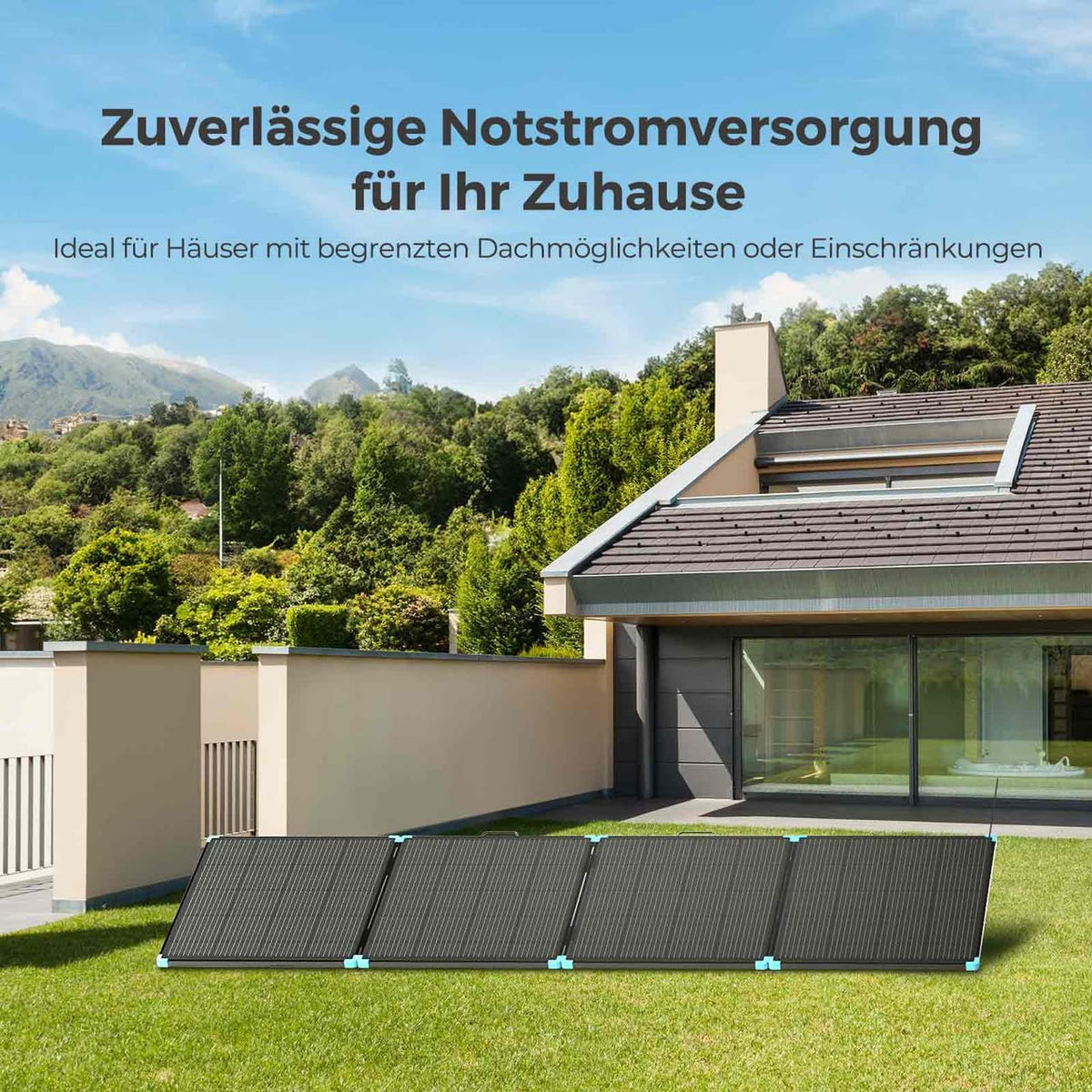 Renogy Light Suitcase Zonnepaneel, 400 W, compact en licht, 400 W zonnepaneel voor camper, marine, rooftop, boerderij batterij en andere off-grid toepassingen