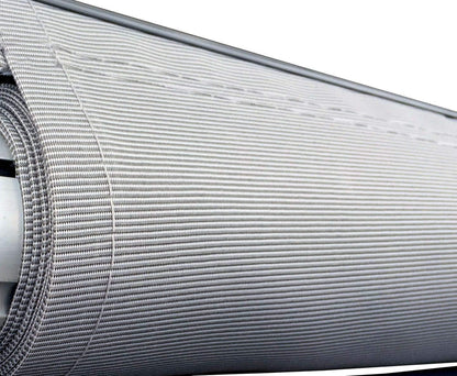QUICK STAR klemluifel 300 x 130 cm grijs balkonluifel zonwering terrasoverkapping in hoogte verstelbaar van 200-290 cm luifel balkon zonder boren