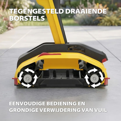 WAGNER multifunctionele terrasreiniger Levaro Powerbrush 18V (batterij en lader zijn niet bij de levering inbegrepen) - voor ongecompliceerde onderhoudsreiniging van buitenruimtes