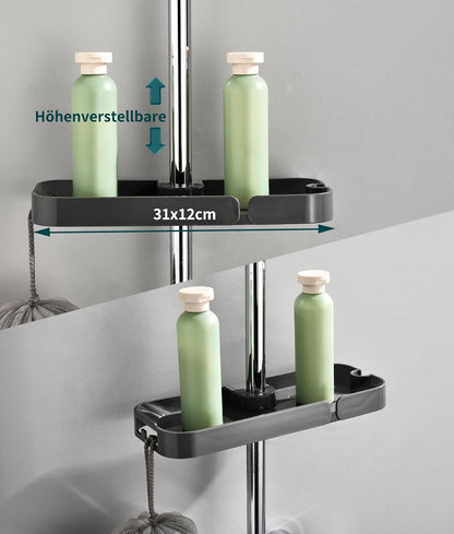Douchethermostaat – Douche Set – Regendouche – Handdouche – Doucherail – 360° Draaibaar – Thermostaatkraan Met Geheugenfunctie – Roestvrijstalen Kompleet Systeem Chroom