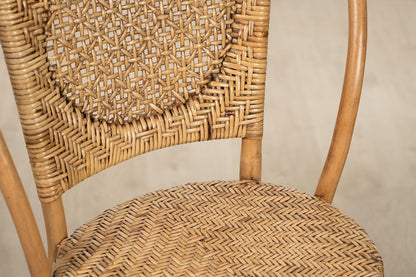 Natuurlijk donker rotan silla