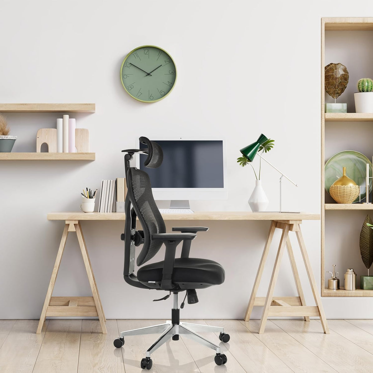 hjh OFFICE High end bureaustoel CASSILIS B stof/netstof Zwart