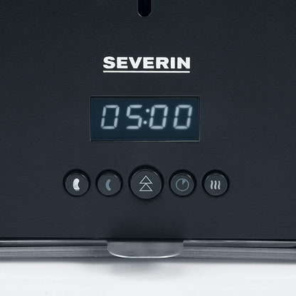 Severin WT 5005 Worster, Roestvrij Staal/Kunststof, Zwart