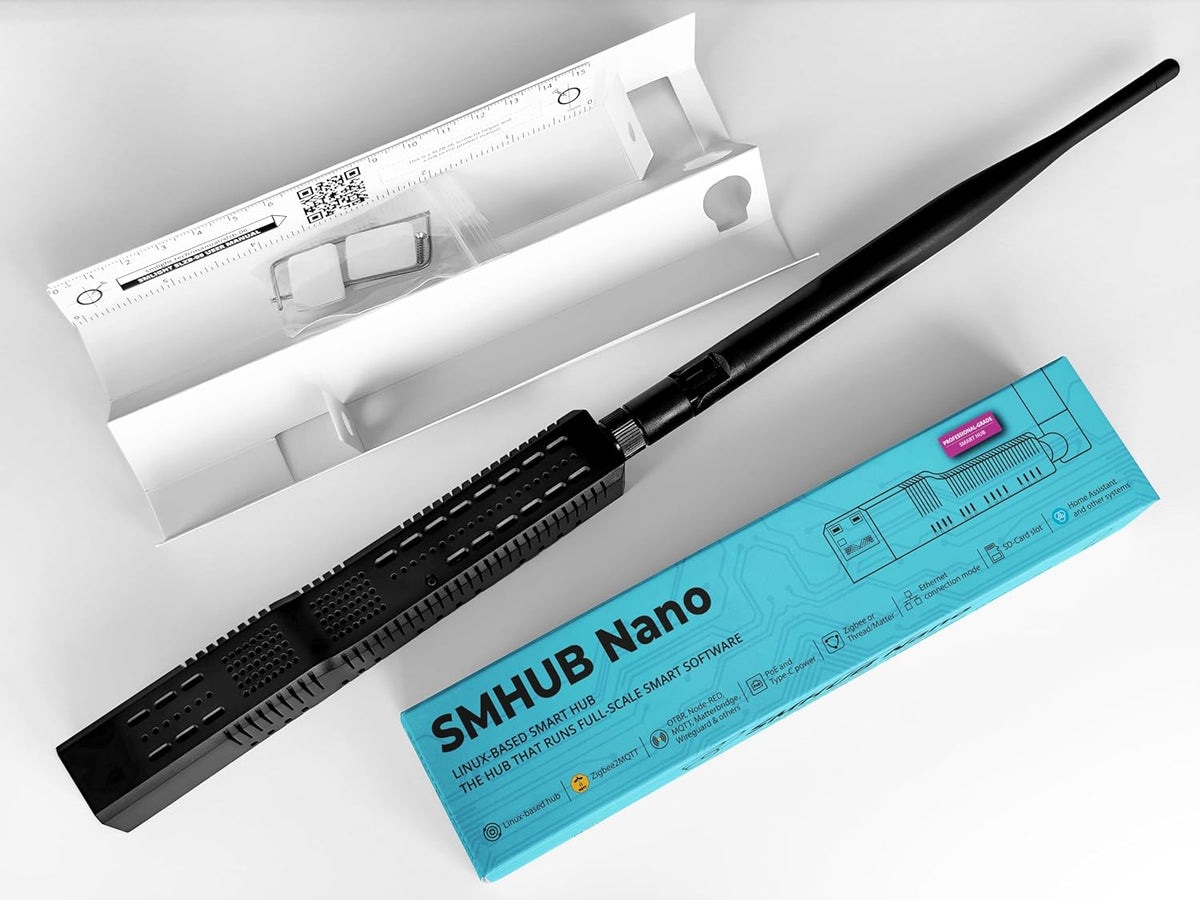 SMHUB Nano MG24 – Compact Smart Multiprotocol Smart Home Hub gebaseerd op Linux met automatiseringen (SMHUB Nano MG24)