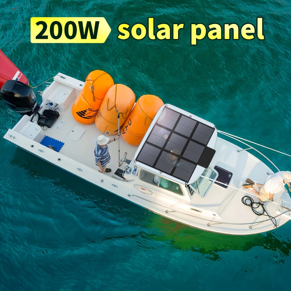 Draagbaar Zonnepaneel – Opvouwbaar Zonnepaneel – Mobiel Zonnepaneel – Outdoor Zonnepaneel – 200W Vermogen – Monokristallijn – Weerbestendig