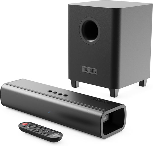 Soundbar – Soundbar Met Subwoofer – Tv Soundbar – Bluetooth Soundbar – Home Cinema Soundsysteem – 200 W 2.1 Geluidssysteem Met Draadloze Subwoofer – HDMI ARC En Wandmontage