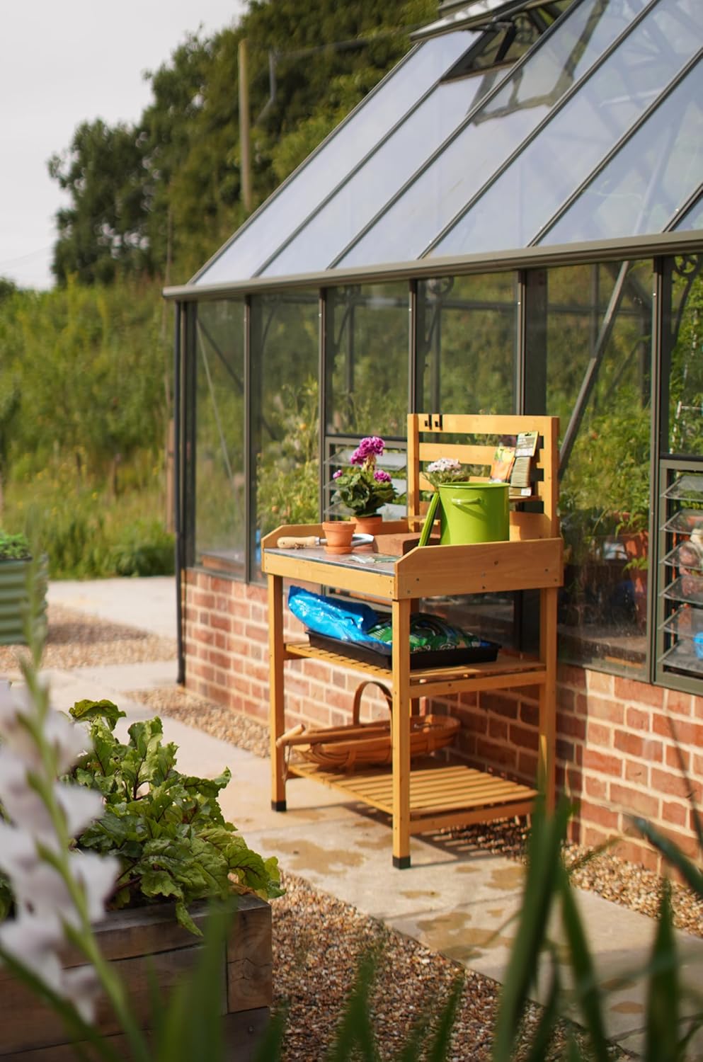 VegTrug® Plantentafel, 100% FSC-gecertificeerd hout, 81 x 56 x 125 cm, naturel